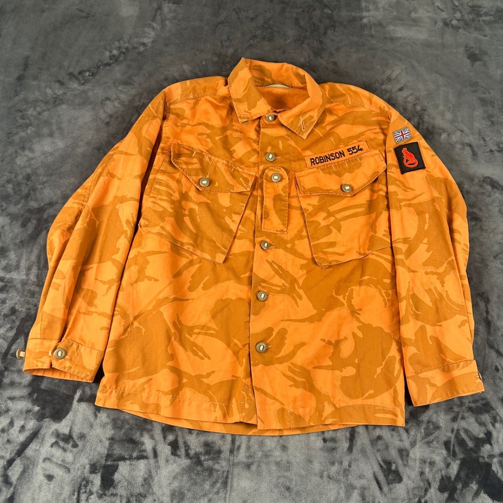 British Military Combat Tropical Jacket Mens 170/96 Orange Tiger Stripe Camo DP